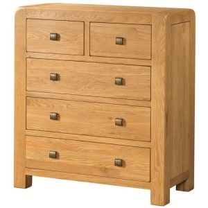 Ayr Oak Furniture 2 Over 3 Chest of Drawers Ayr Oak Furniture 2 Over 3 Chest of Drawers