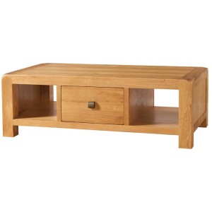 Divine Furniture Ayr Oak Furniture Large Coffee Table With Drawer Divine Furniture Ayr Oak Furniture Large Coffee Table With Drawer