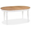 Hampstead Two Tone Painted Furniture Round Extending Dining Table