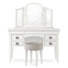 Bentley Designs Chantilly White Furniture Dressing Table