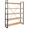 Cosmo Industrial Furniture Large Open Bookcase ID24