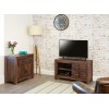 Mayan Walnut Furniture Four Drawer Television Cabinet CWC09D