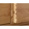Dorset Oak Furniture Gents Double Wardrobe Storage DOR032