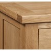 Dorset Oak Furniture 3 Drawer Bedside Cabinet DOR001