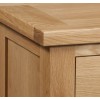 Devonshire Dorset Oak Furniture 2 Door Small Sideboard with Drawer DOR050