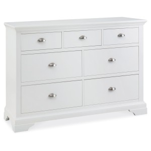 Hampstead White Painted Furniture 3 over 4 Drawer Chest Hampstead White Painted Furniture 3 over 4 Drawer Chest