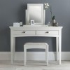 Hampstead White Painted Furniture Dressing Table Vanity Mirror