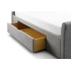 Julian Bowen Furniture Capri Fabric King Size 5ft Bed with Drawers