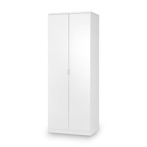 Julian Bowen Painted Furniture Manhattan White 2 Door Wardrobe Julian Bowen Painted Furniture Manhattan White 2 Door Wardrobe