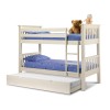 Julian Bowen Furniture Barcelona Stone White Bunk Bed