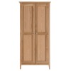 Bergen Oak Furniture Full Hanging Wardrobe