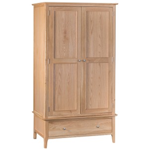 Bergen Oak Furniture Large 2 Door Wardrobe Bergen Oak Furniture Large 2 Door Wardrobe