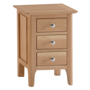 Bergen Oak Furniture Small Bedside Cabinet Bergen Oak Furniture Small Bedside Cabinet