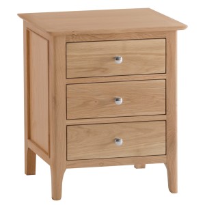 Bergen Oak Furniture Extra Large Bedside Cabinet Bergen Oak Furniture Extra Large Bedside Cabinet
