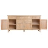 Bergen Oak Furniture 4 Door Sideboard