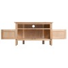 Bergen Oak Furniture Corner TV Unit