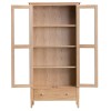 Bergen Oak Furniture Display Cabinet