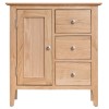 Bergen Oak Furniture Large Cupboard