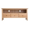 Bergen Oak Furniture Large TV Unit