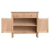 Bergen Oak Furniture Small Sideboard