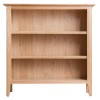 Bergen Oak Furniture Small Wide Bookcase