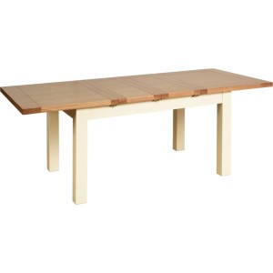 London Painted Oak Furniture Standard Dining Table with 2 Extensions London Painted Oak Furniture Standard Dining Table with 2 Extensions