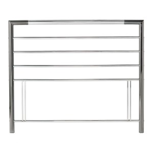 Bentley Designs Metal Furniture Urban Black/Shiny Nickel 4ft6 Double Headboard Bentley Designs Metal Furniture Urban Black/Shiny Nickel 4ft6 Double Headboard