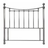 Bentley Designs Isabelle Metal Furniture Nickel 4ft6 Double Headboard