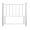 Bentley Designs Madison Metal Furniture Nickel 4ft6 Double Headboard