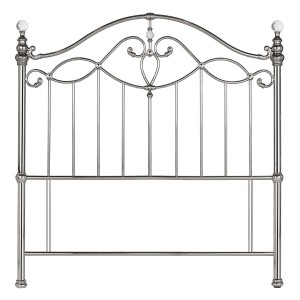 Bentley Designs Elena Metal Furniture Nickel 4ft Small Double Headboard Bentley Designs Elena Metal Furniture Nickel 4ft Small Double Headboard