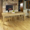 Mobel Oak Furniture 8 Seater Hidden Extending Dining Table COR04E