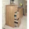 Mobel Oak Furniture 3 Drawer Filing Cabinet COR07D