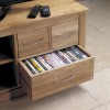 Mobel Oak Furniture Widescreen Television Cabinet Stand COR09B