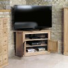 Mobel Oak Furniture Corner Television Cabinet Stand Unit   COR09C