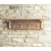 Mobel Oak Furniture Wall Mounted Coat Rack COR20B