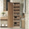 Mobel Oak Furniture Tall Shoe Cupboard COR20E