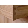 Divine True Oak Furniture 3 Drawer High Bedside Cabinet