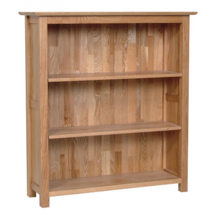 Divine True Oak Furniture 3ft Bookcase
