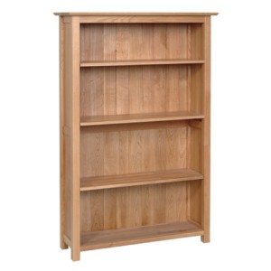 Divine True Oak Furniture 5ft Bookcase Divine True Oak Furniture 5ft Bookcase