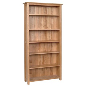Divine True Oak Furniture 6ft Tall Bookcase Divine True Oak Furniture 6ft Tall Bookcase