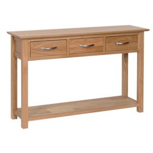 Divine Furniture True Oak Furniture 3 Drawer Console Table Divine Furniture True Oak Furniture 3 Drawer Console Table