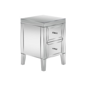 Birlea Valencia Mirrored Furniture 2 Drawer Bedside Birlea Valencia Mirrored Furniture 2 Drawer Bedside VAL2BSMIR
