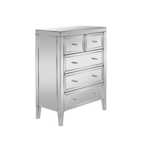 Birlea Valencia Mirrored Furniture 2 over 3 Chest of Drawers Birlea Valencia Mirrored Furniture 2 over 3 Chest of Drawers VAL32CHMIR