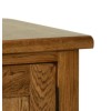 Devonshire Rustic Oak Furniture 2 Drawer Coffee Table-1