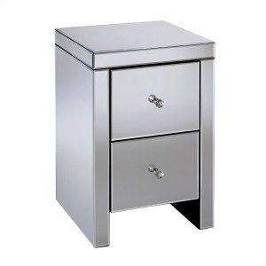 Birlea Seville Mirrored Furniture 2 Drawer Bedside Birlea Seville Mirrored Furniture 2 Drawer Bedside SEV2BSMIR