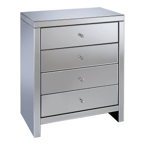 Birlea Seville Mirrored Furniture 4 Drawer Chest Birlea Seville Mirrored Furniture 4 Drawer Chest SEVCH4MIR