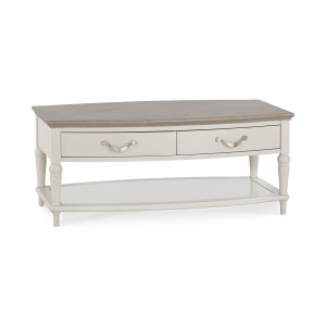 Montreux Grey & Washed Oak Furniture Coffee Table Montreux Grey & Washed Oak Furniture Coffee Table