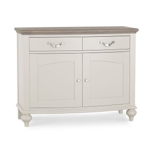 Montreux Grey & Washed Oak Furniture Narrow Sideboard Montreux Grey & Washed Oak Furniture Narrow Sideboard