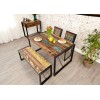 New Urban Chic Furniture Dining Table Small IRF04A