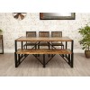 New Urban Chic Furniture Dining Table Large IRF04B